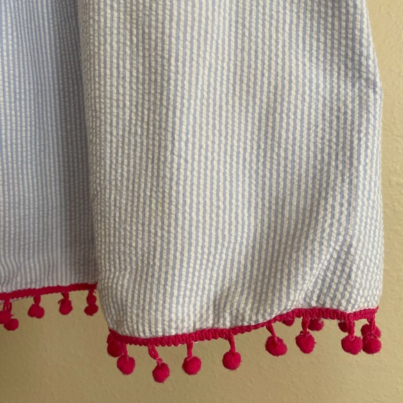 Girls Seersucker Dress - Picture 5 of 9